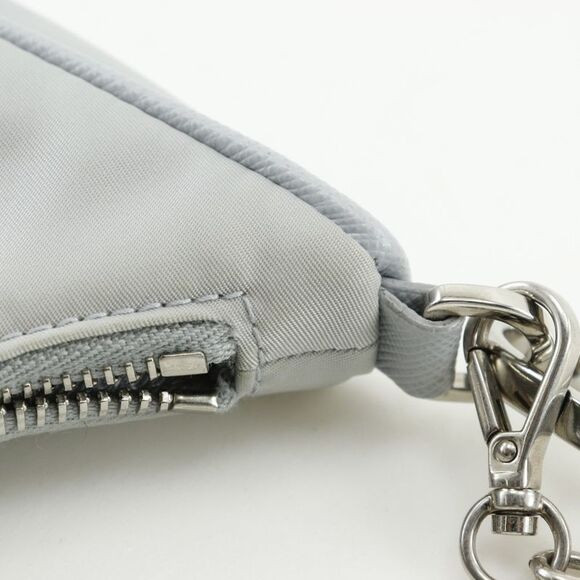 Prada Re-Edition Grey Synthetic Shoulder Bag (Pre-Owned) - Picture 8 of 11